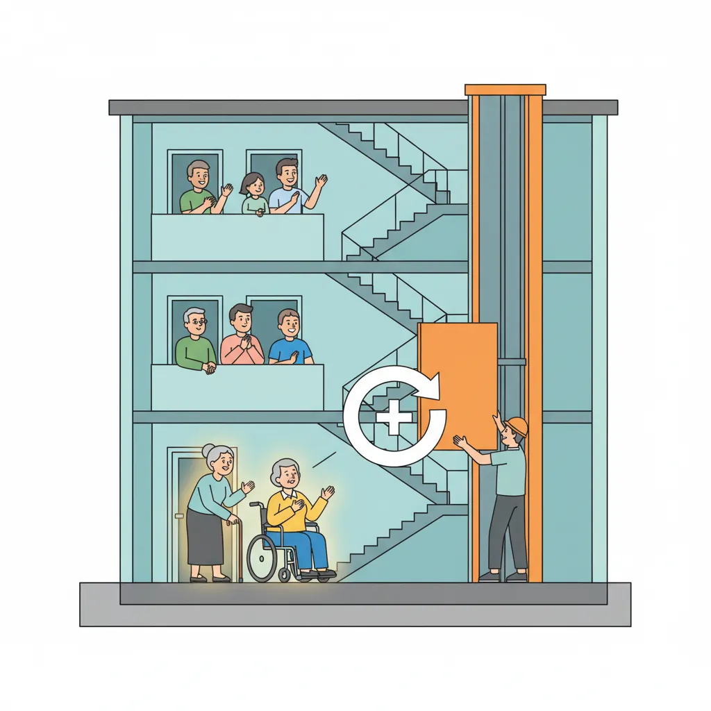 Obligatoriedad de instalar un ascensor en edificios residenciales